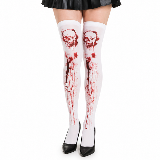 Halloween Printed Stockings - Spooky Costume Designs - product image 2
