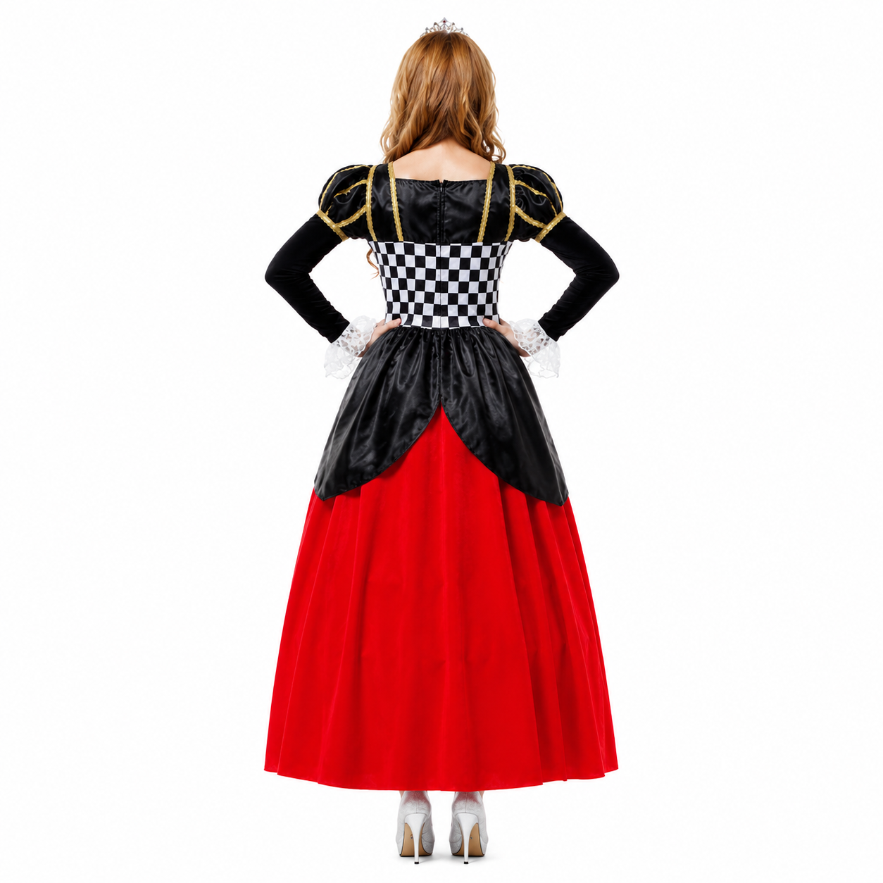 Women's Elegant Queen of Hearts Halloween Costume - product image 4