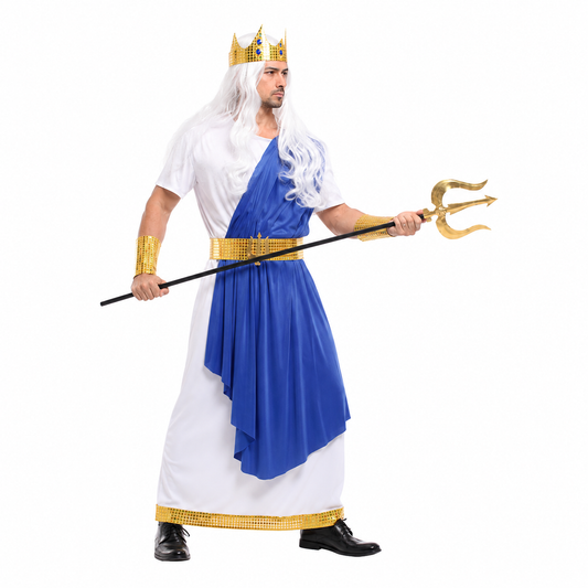 Men's Poseidon Sea God Halloween Costume - product image 2