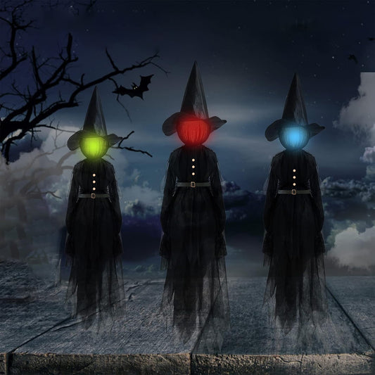 Three Holding-Hands Witches Prop Halloween Decoration - product image 2