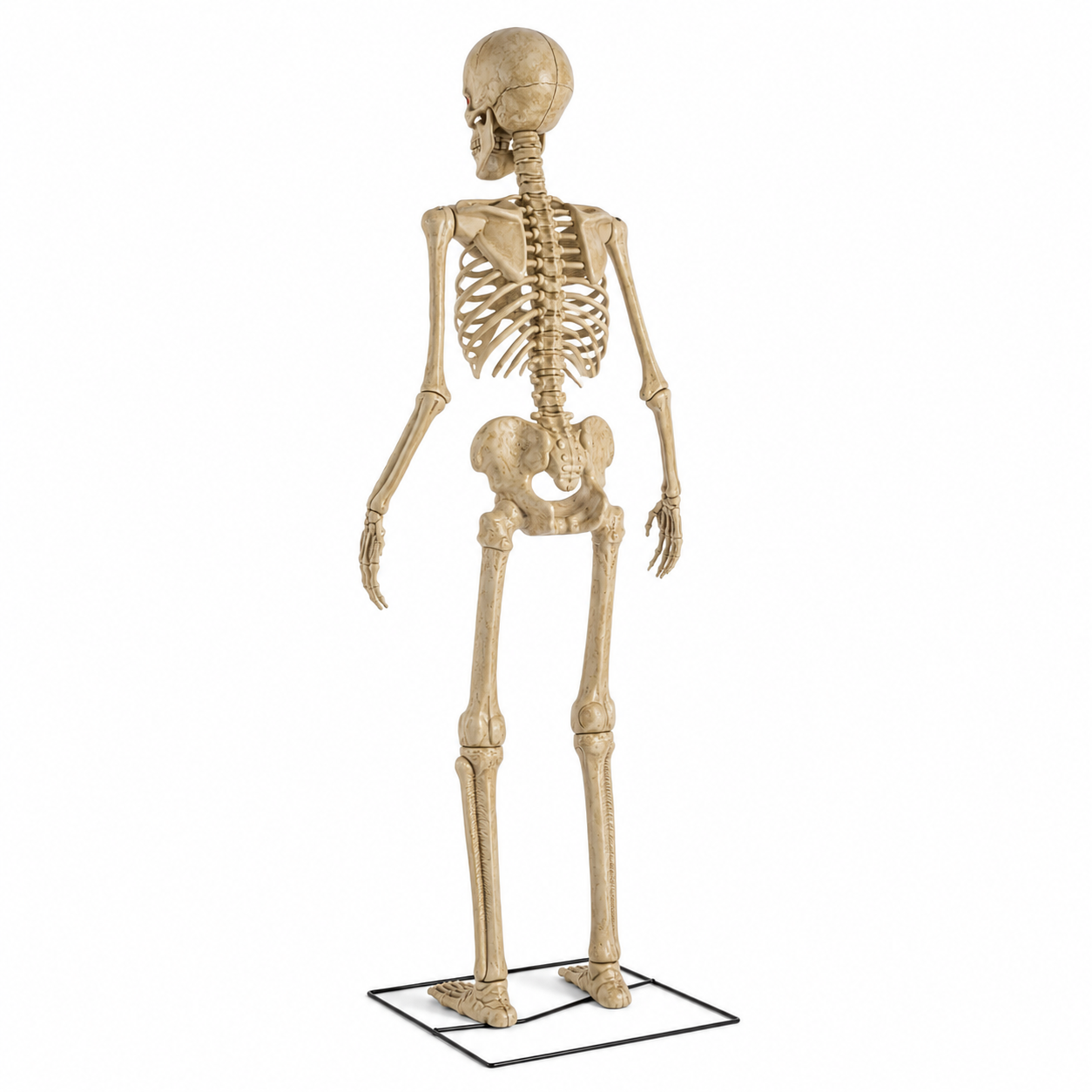 Giant 10 Ft Halloween Skeleton with Light-Up Red LED Eyes – Posable Life-Size Outdoor Yard Decoration - product image 6