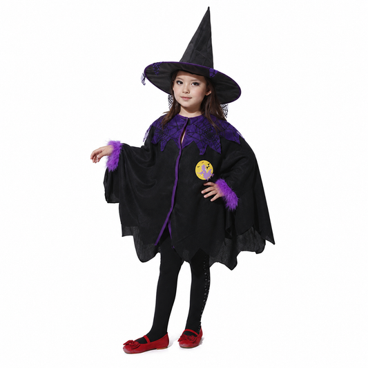 Kids Witch Cape Set Halloween Costume - product image 2