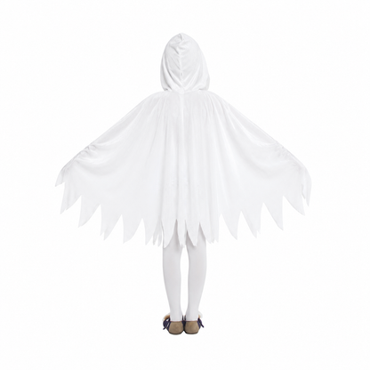 Kids Hooded Ghost Cape Halloween Costume - product image 3