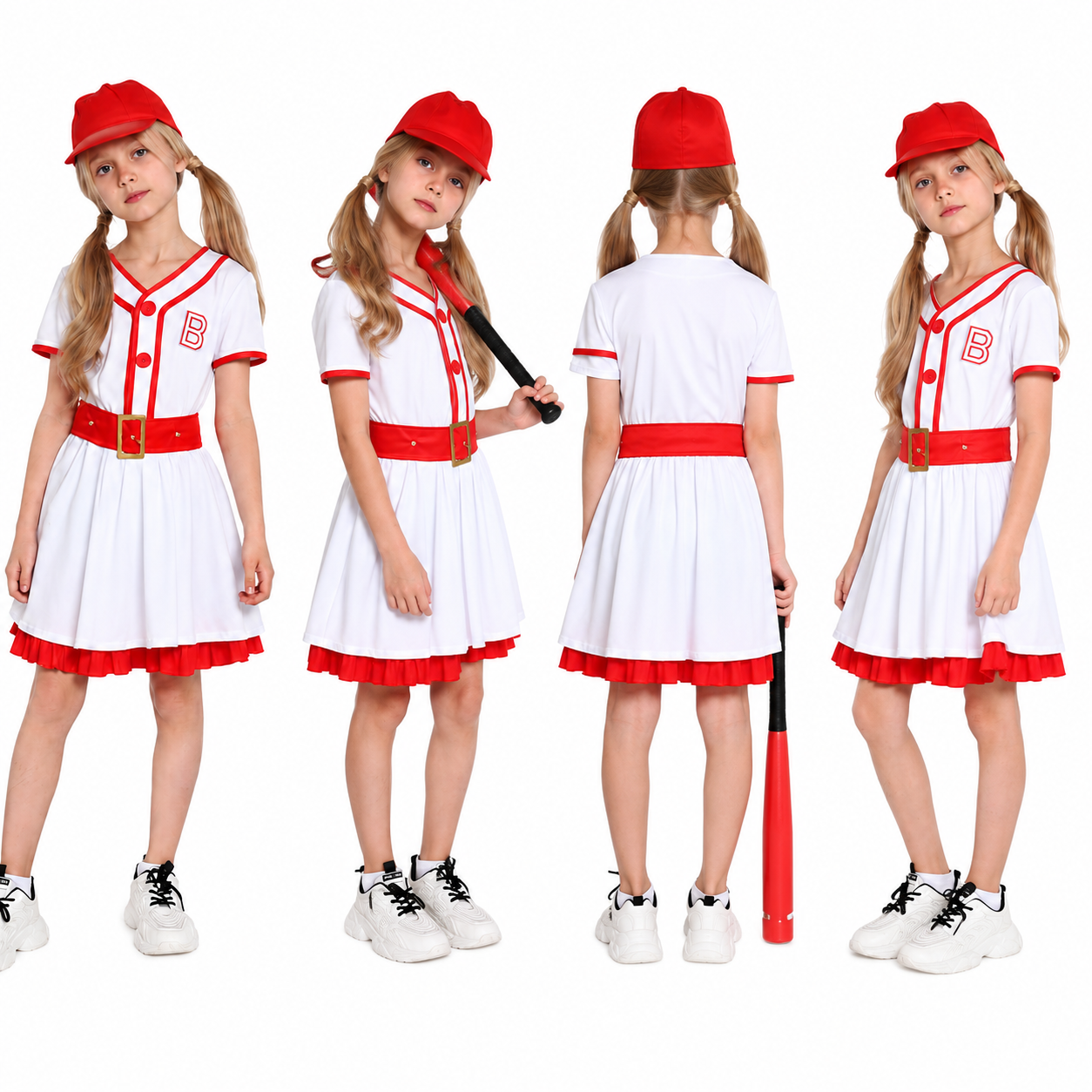 Girls Baseball Girl Halloween Costume - product image 2