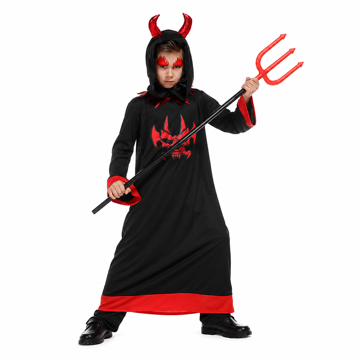 Boys Black Devil Halloween Costume - product image 2