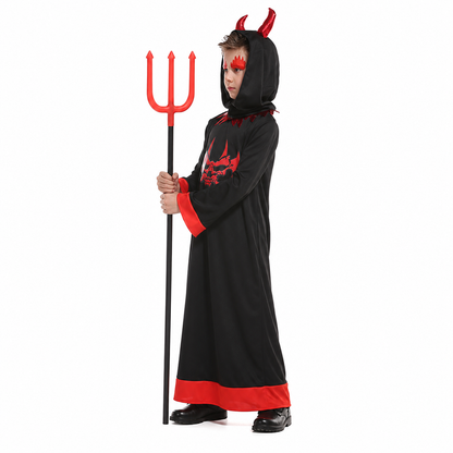 Boys Black Devil Halloween Costume - product image 3