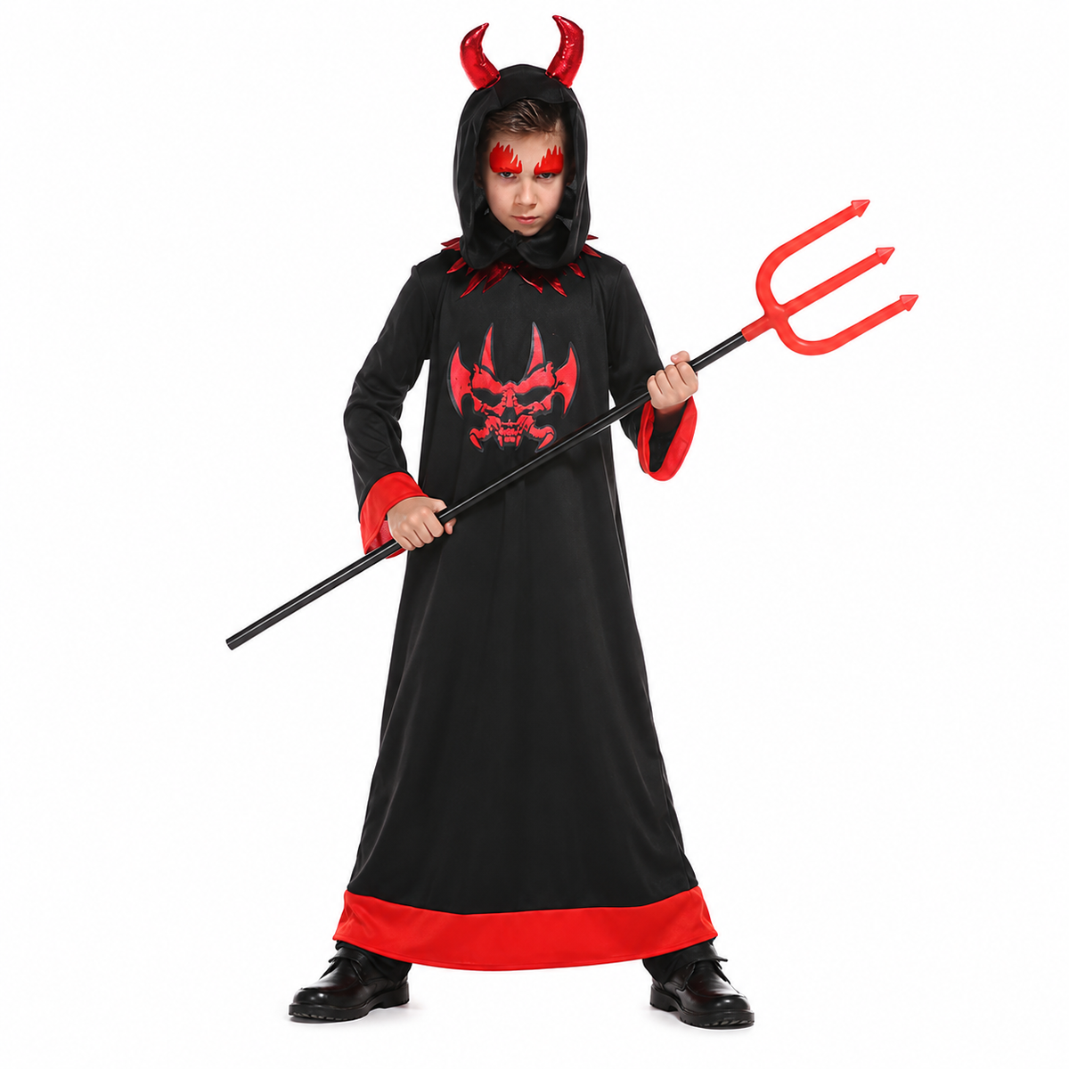 Boys Black Devil Halloween Costume - product image 4