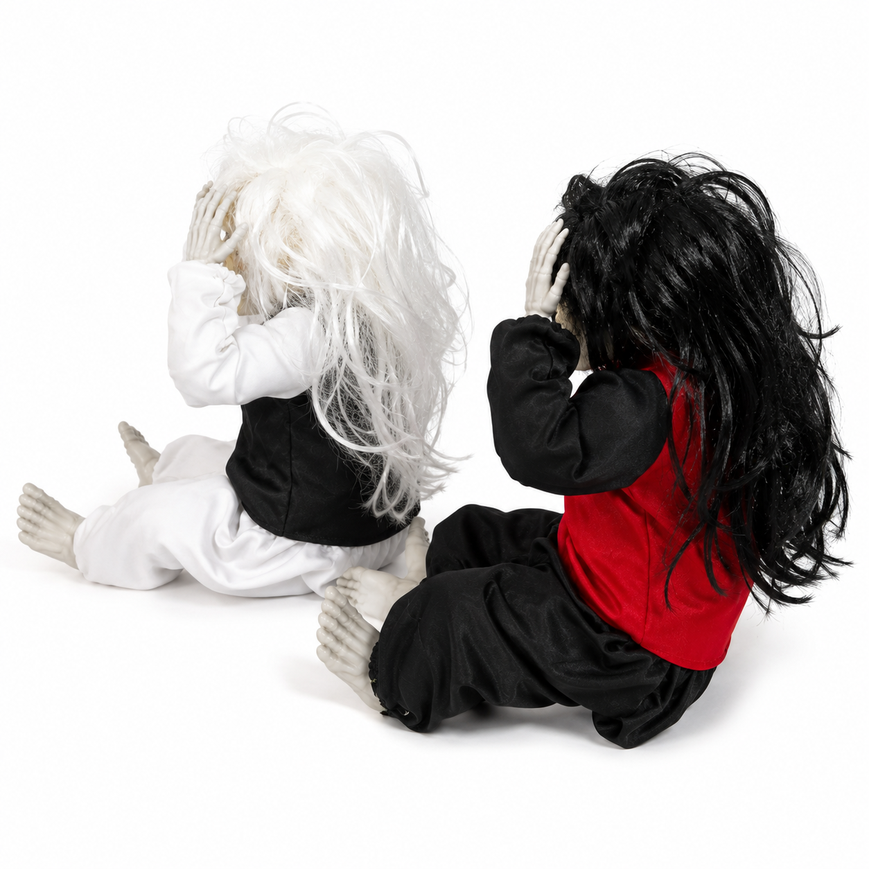 Crying Ghost Halloween Decoration – Light-Up Hanging Prop with Spooky Sound Effects, Battery-Operated - product image 5
