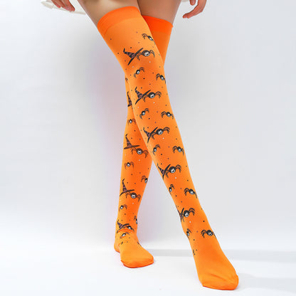 Halloween Knee-High Socks - Spooky Costume Designs - product image 1