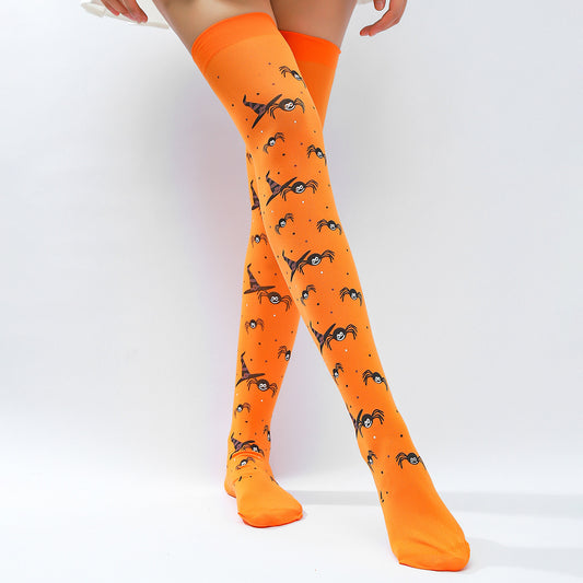 Halloween Knee-High Socks - Spooky Costume Designs - product image 1
