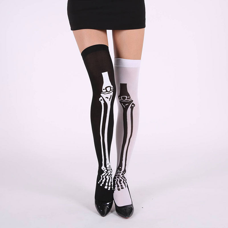 Halloween Knee-High Socks - Spooky Costume Designs - product image 5