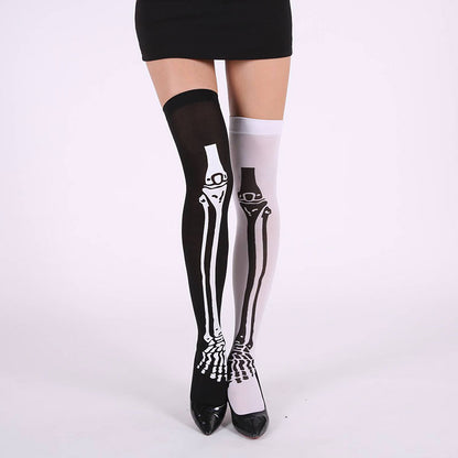 Halloween Knee-High Socks - Spooky Costume Designs - product image 5