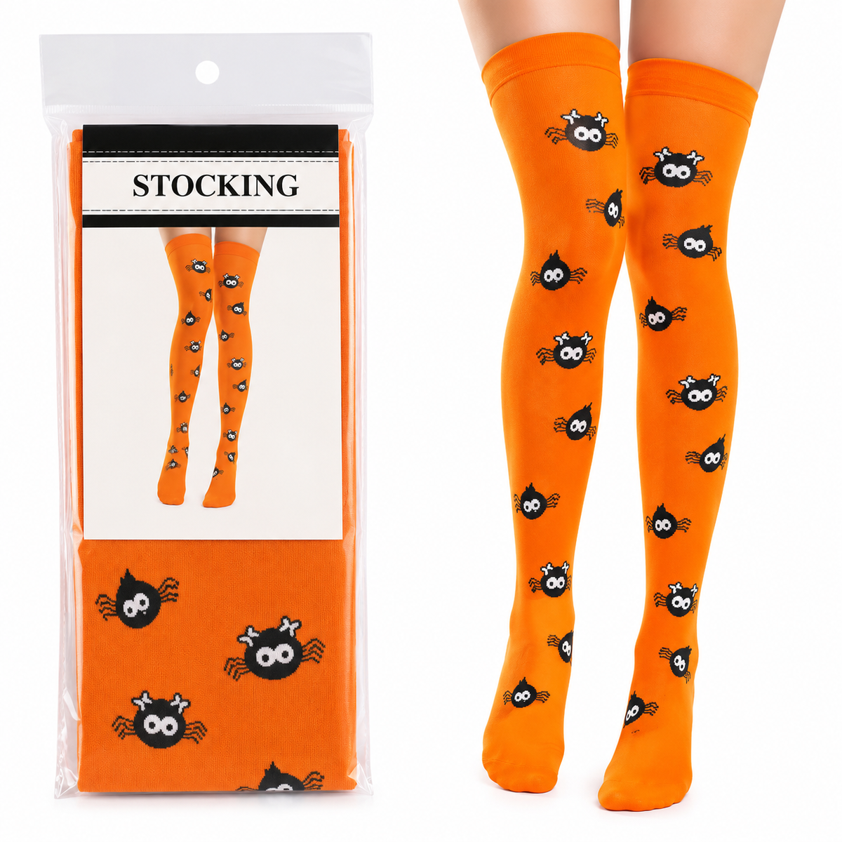 Halloween Knee-High Socks - Spooky Costume Designs - product image 10