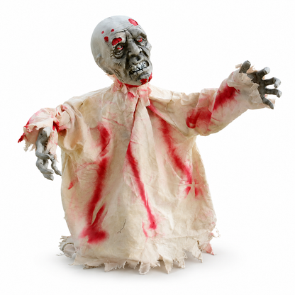 Large Swaying Ghost – Sound-Activated Halloween Prop with Light-Up & Sound Effects, Battery-Operated - product image 6