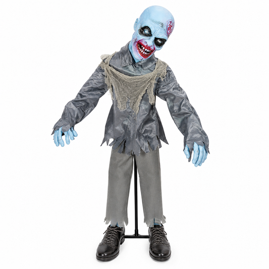 37 In Swaying Zombie with Head Motion & Sound – Tabletop Halloween Prop