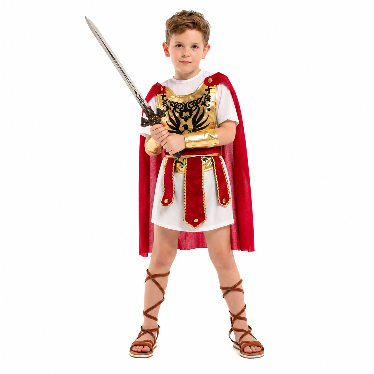 Boys Brave Roman Warrior Halloween Costume - product image 4