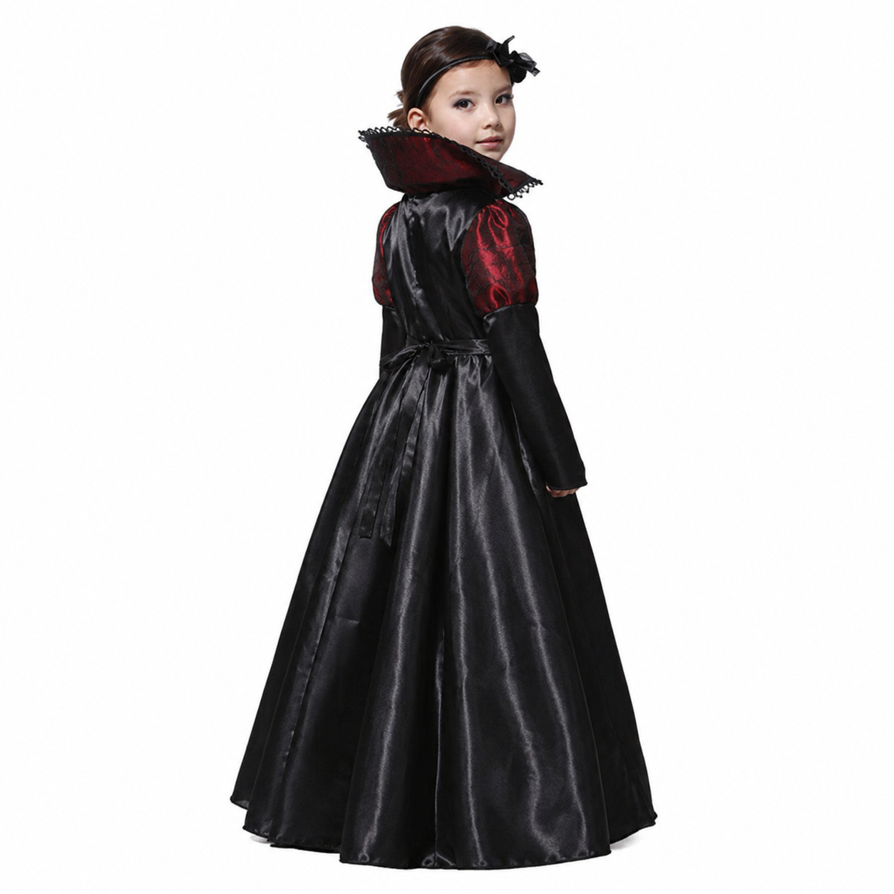 Girls Deluxe Vampire Girl Halloween Costume - product image 4