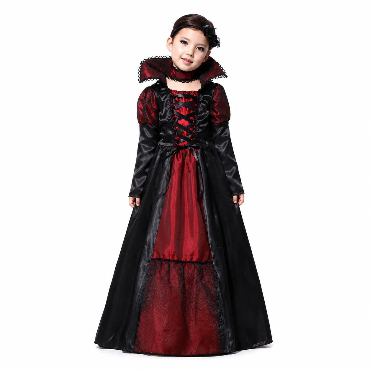 Girls Deluxe Vampire Girl Halloween Costume - product image 5