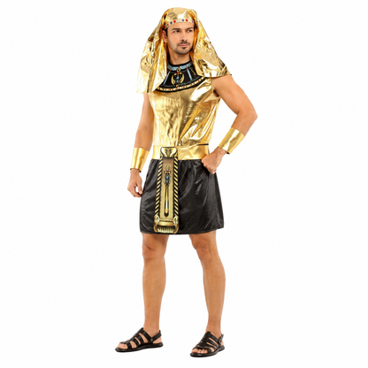 Men's Egyptian Gold Warrior Halloween Costume - product image 3