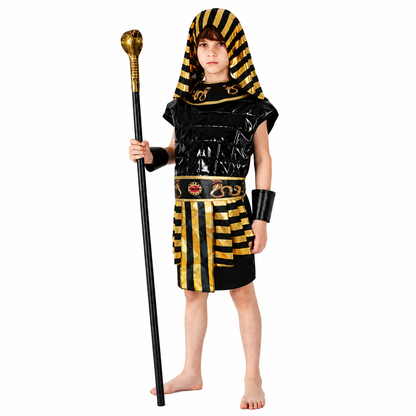 Boys Egyptian Gold Warrior Halloween Costume - product image 3