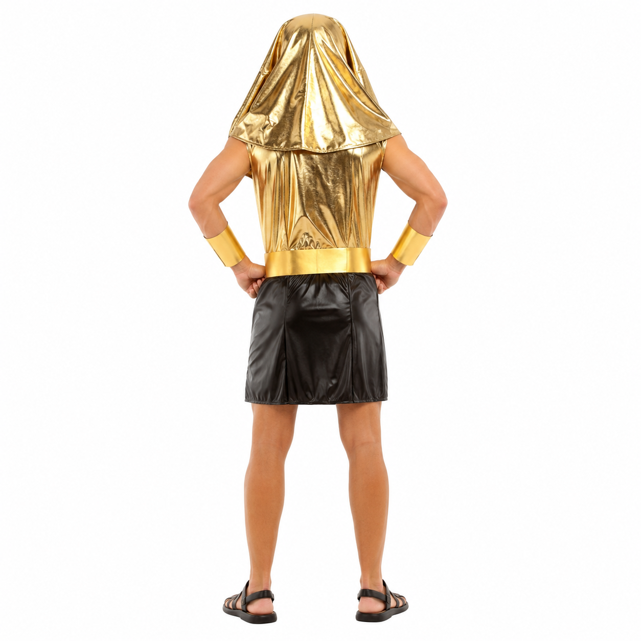 Men's Egyptian Gold Warrior Halloween Costume - product image 4