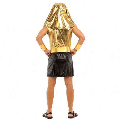 Men's Egyptian Gold Warrior Halloween Costume - product image 4