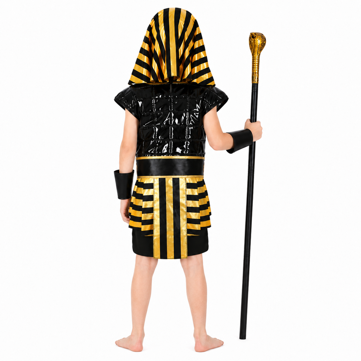 Boys Egyptian Gold Warrior Halloween Costume - product image 4