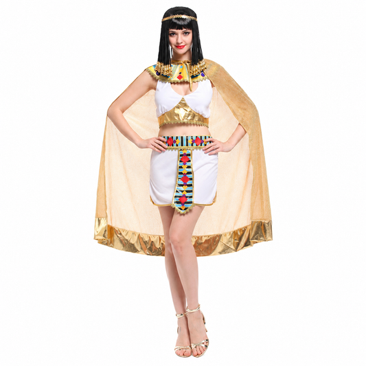 Women's Egyptian Queen Cape Set Halloween Costume - product image 1