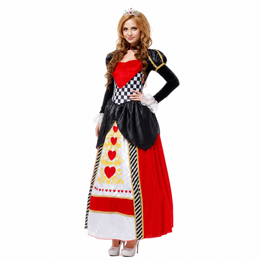 Women's Elegant Queen of Hearts Halloween Costume - product image 2