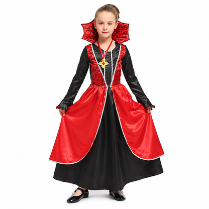 Girls Elegant Vampire Princess Halloween Costume - product image 1