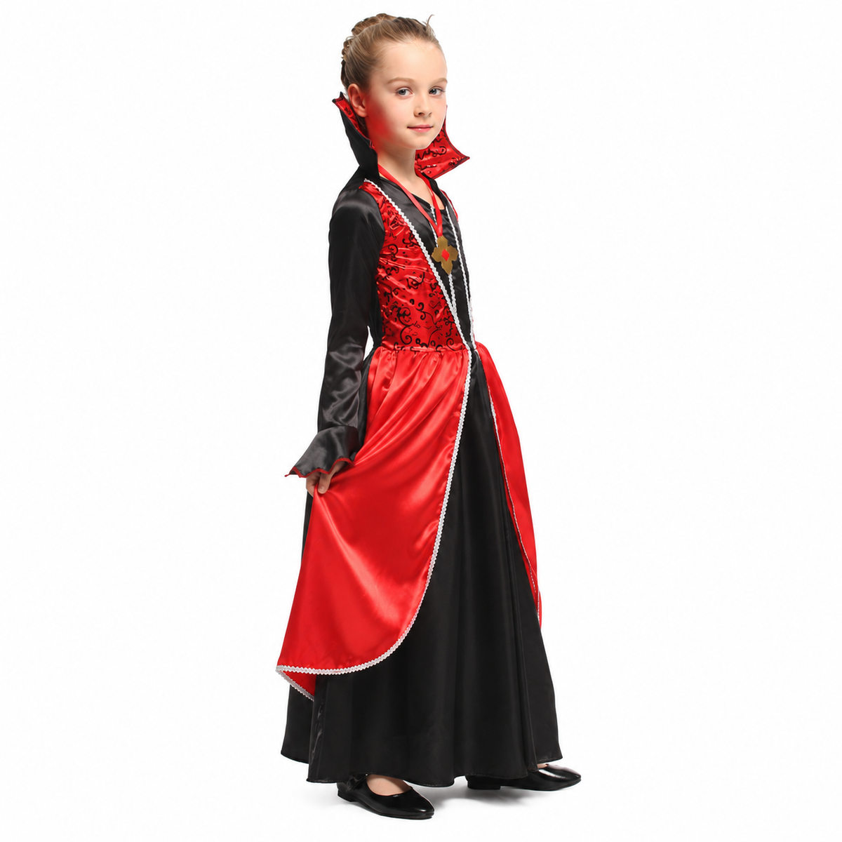 Girls Elegant Vampire Princess Halloween Costume - product image 3