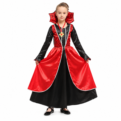 Girls Elegant Vampire Princess Halloween Costume - product image 5