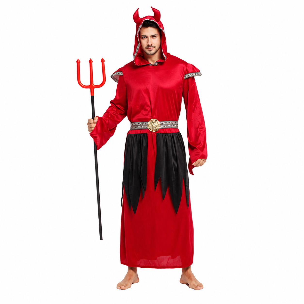 Men's Evil Demon Robe Halloween Costume - product image 3