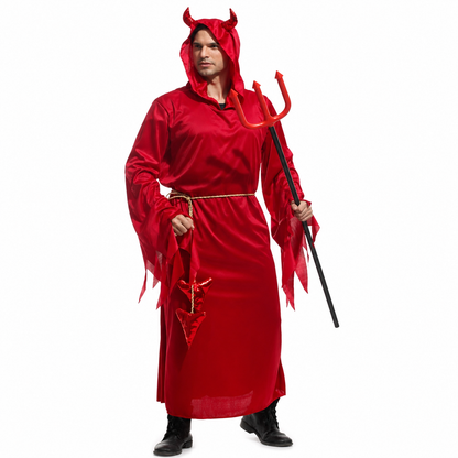 Men's Evil Red Devil Halloween Costume - product image 1