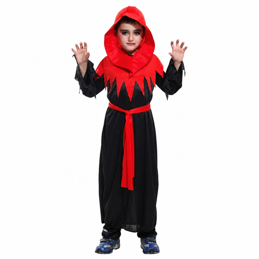 Boys Gothic Boy Red Robe Halloween Costume - product image 1