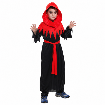 Boys Gothic Boy Red Robe Halloween Costume - product image 4