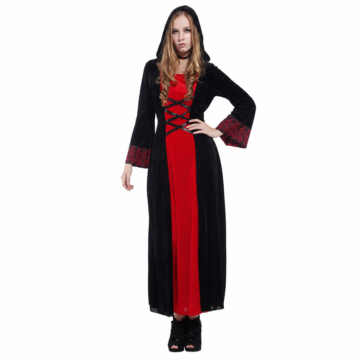 Women's Gothic Long Dress Halloween Costume - product image 2