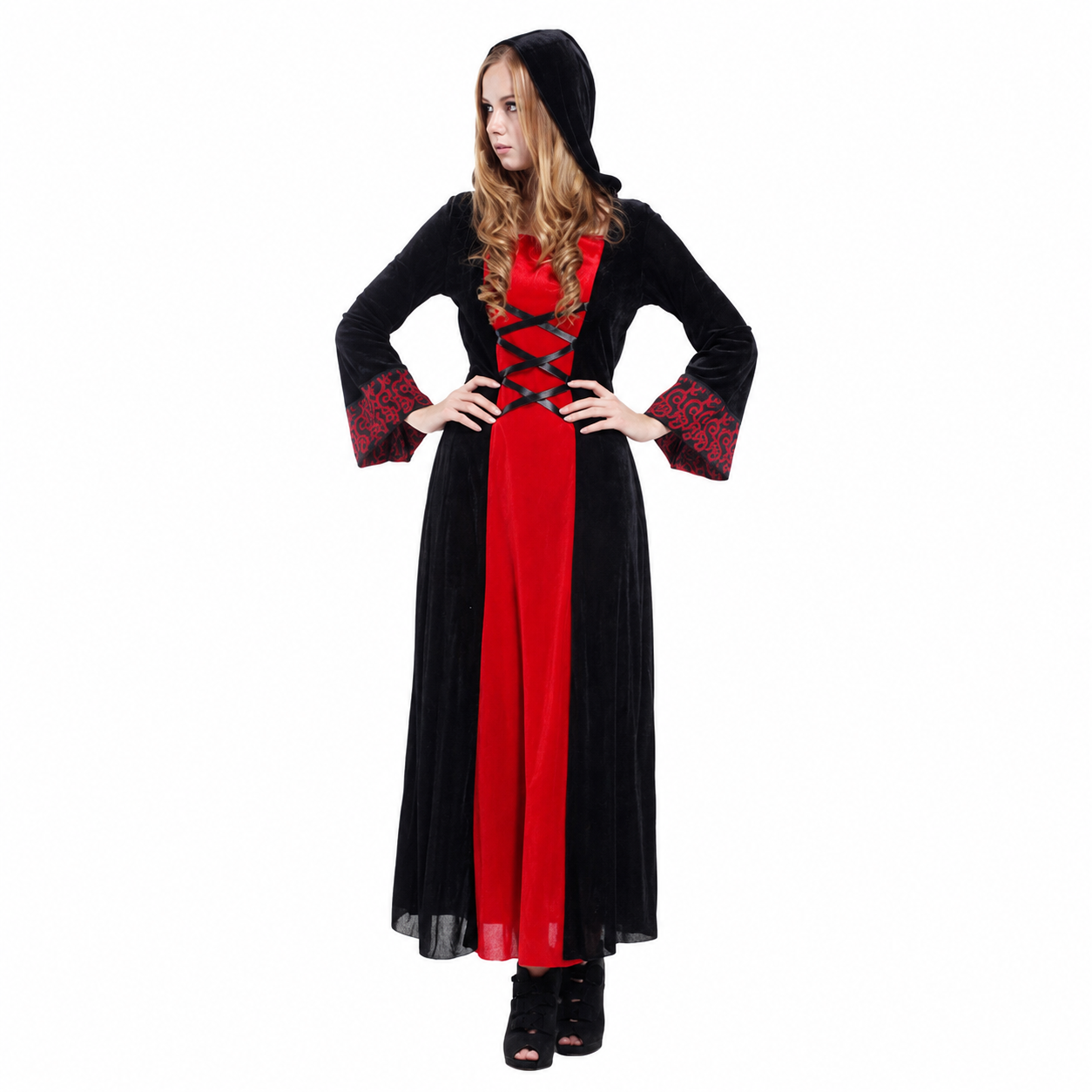 Women's Gothic Long Dress Halloween Costume - product image 3