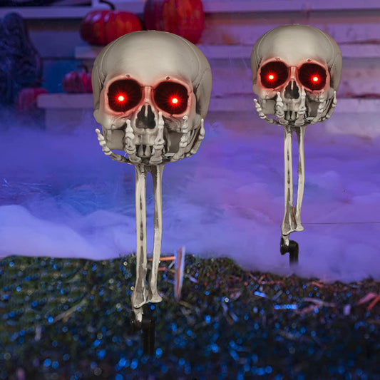 Ground Stake Hand Holding Head Halloween Decoration - product image 2