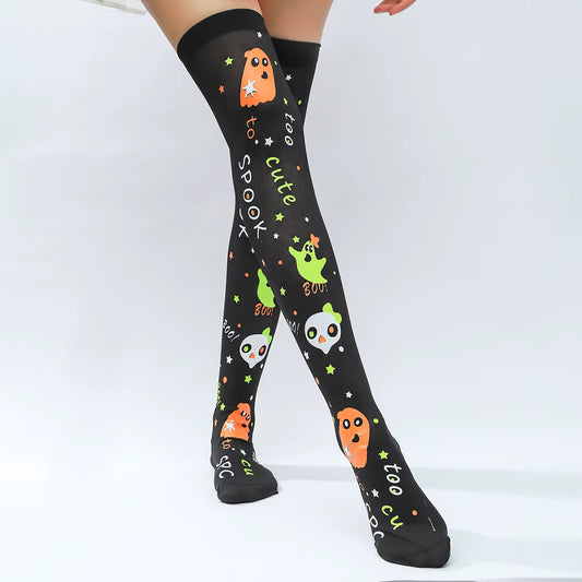 Halloween Printed Costume Tights - Spooky Designs - product image 1