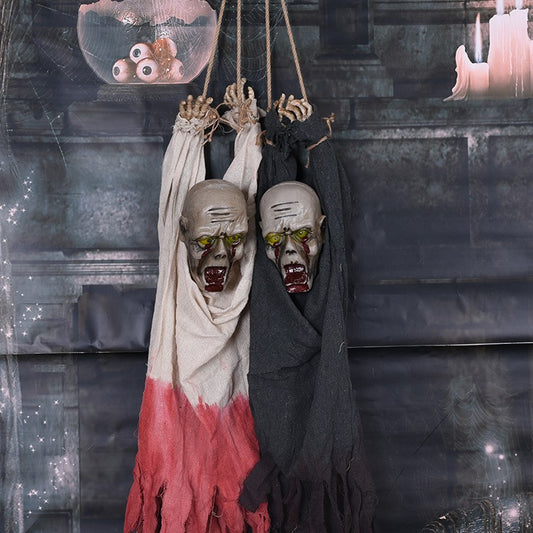 Hanging Raised-Hands Ghost, Assorted Colors Halloween Decoration - product image 1
