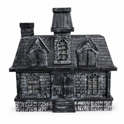 14 in haunted house Halloween tabletop decoration with ghost projection