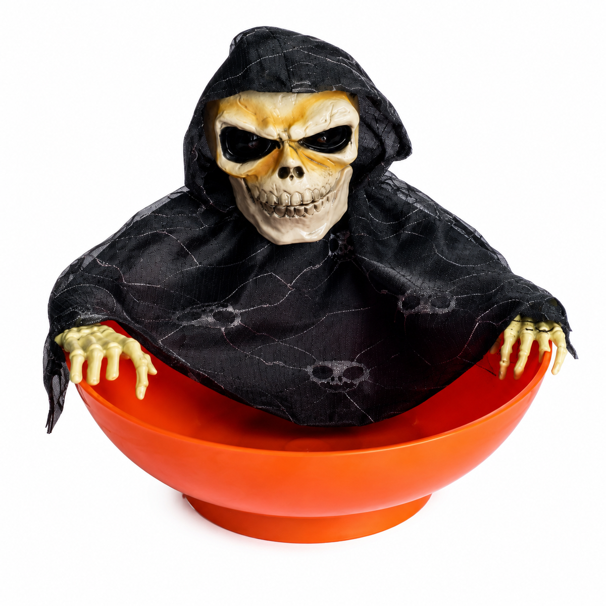 Halloween Candy Bowl – Light-Sensing Light-Up Prop with Sound Effects, Battery-Operated - product image 1