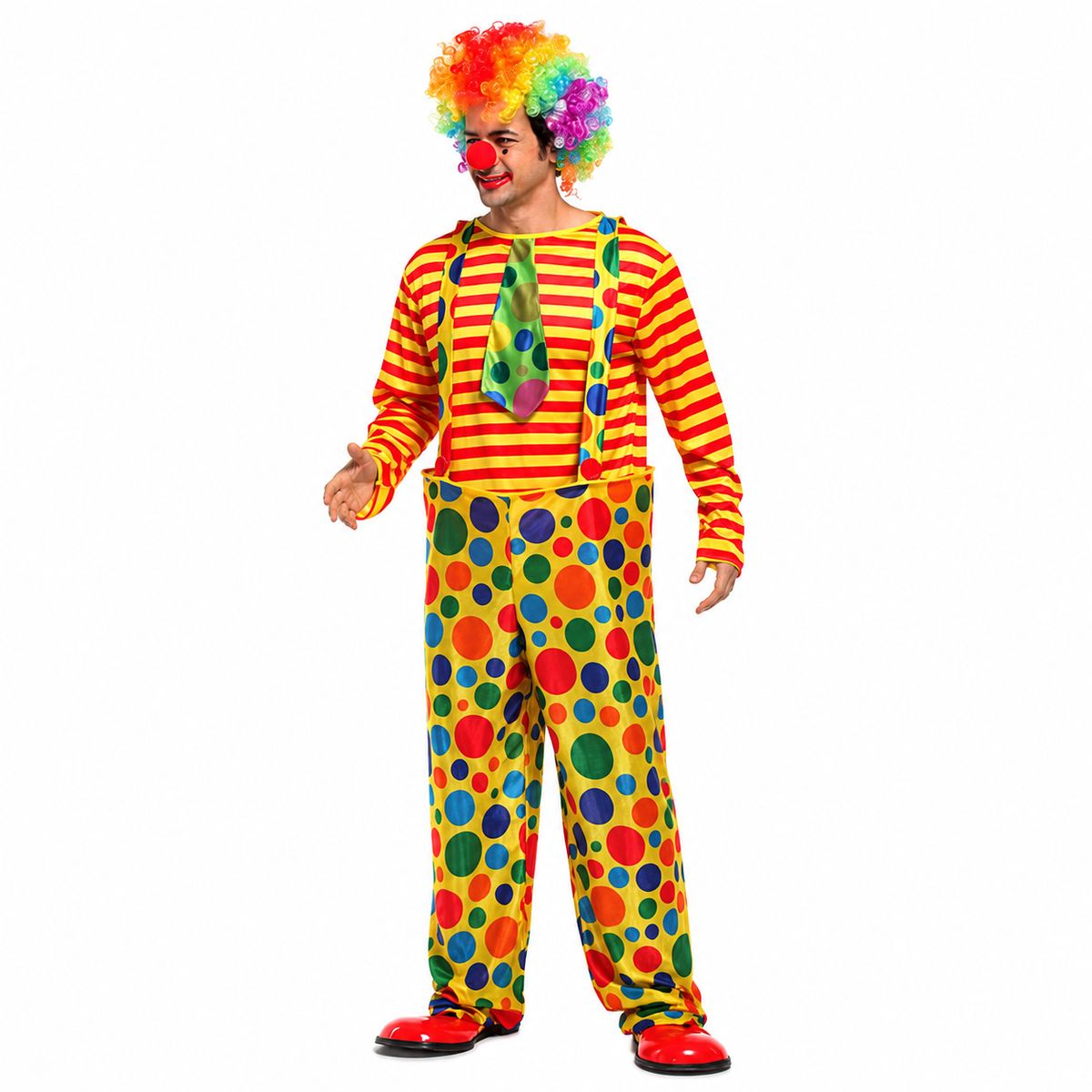 Men's Hoop Clown Halloween Costume - product image 5