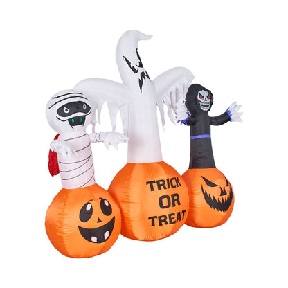 Cheerova 7.9 ft Pumpkin & Three Ghosts Inflatable Halloween Decoration - product image 4