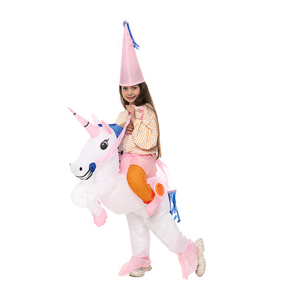 Cheerova Kids Unicorn Ride-On Inflatable Halloween Costume - product image 1