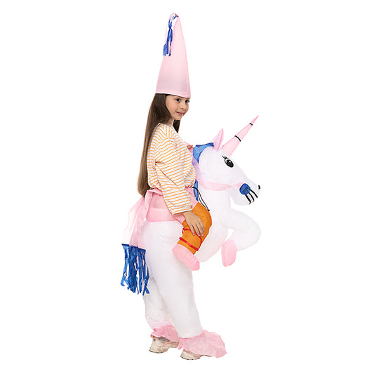 Cheerova Kids Unicorn Ride-On Inflatable Halloween Costume - product image 2