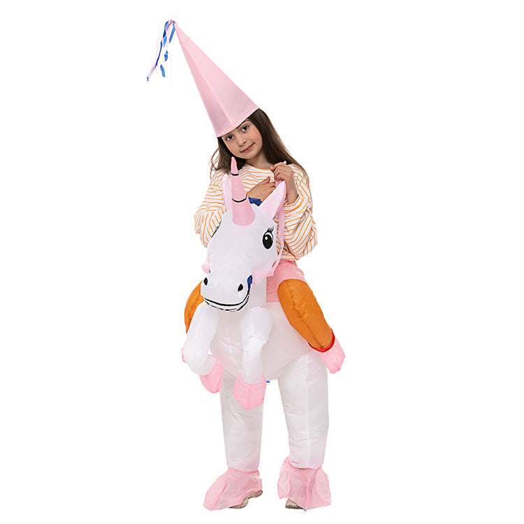 Cheerova Kids Unicorn Ride-On Inflatable Halloween Costume - product image 3