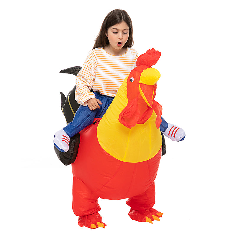 Cheerova Rooster Ride-On Inflatable Halloween Costume - product image 7