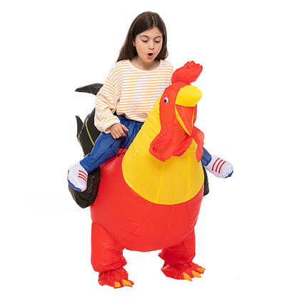 Cheerova Rooster Ride-On Inflatable Halloween Costume - product image 7